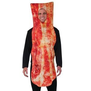 Rubies Bacon Strip Costume Adult One Size Fits Most Foam Easy Fit Arm Holes